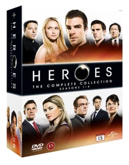 Heroes: Den komplette serie 1-4 (DVD)