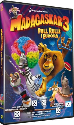 Madagaskar 3 - Full rulle i Europa (DVD)