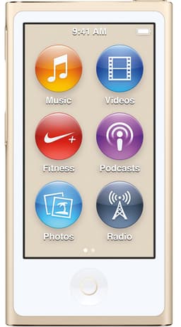 iPod nano 8 16 GB (guld)