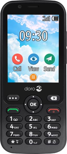 Doro 7011 mobiltelefon (graphite)