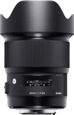 Sigma Art AF 20mm f/1,4 DG HSM objektiv til Sony E-fatning