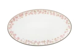 Wik & walsøe slåpe rosa oval asjett 20cm