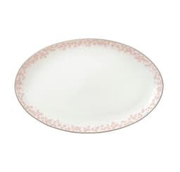 Wik & walsøe slåpe rosa ovaltfat 39cm