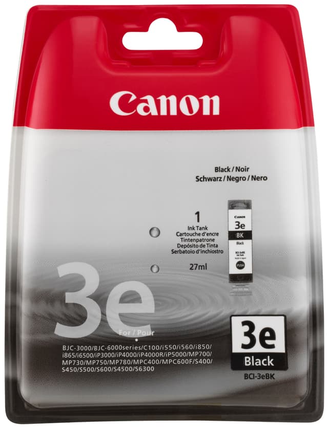 Canon blekkpatron BCI-3e Sort