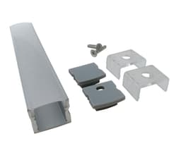 Aluminiumsprofil utenpåliggende 2m 1714