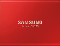 Samsung T5 ulkoinen SSD 1 TB (punainen)