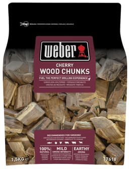 Weber røgchunks - cherry