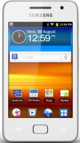 Samsung Galaxy S 3,6" WiFi MP4-spelare YP-GS1CW (vit)