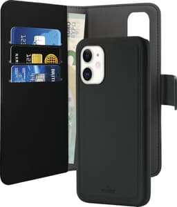 Puro 2-i-1 lommebok til iPhone 11 (sort)