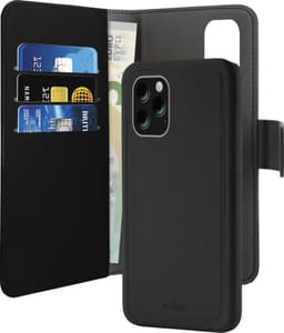 Puro 2-i-1 cover med pung til iPhone 11 Pro (sort)