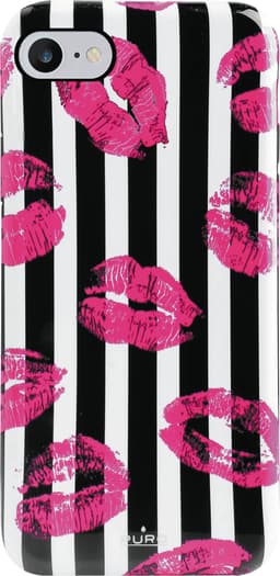 Puro cover til iPhone 6/7/8/SE Gen. 2 (Miami stripes kiss)