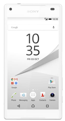Sony Xperia Z5 Compact smartphone - hvid