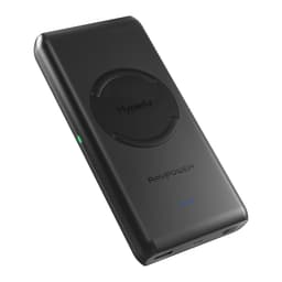RAVPower 10400 mAh Varavirtalähde + 10W kannettava langaton laturi, Musta