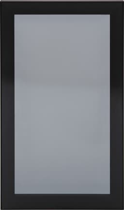 Epoq tonad vitrinlucka 40x70 till köket (black)