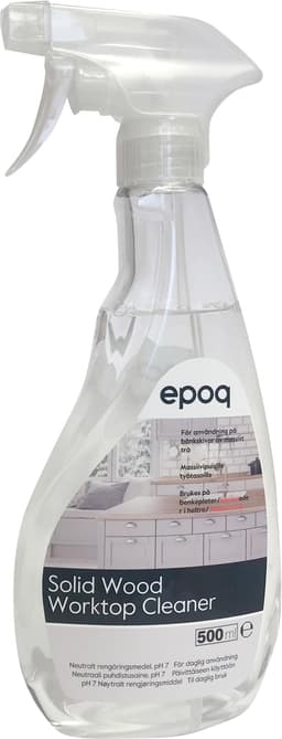 Epoq rensemiddel til benkeplater i tre