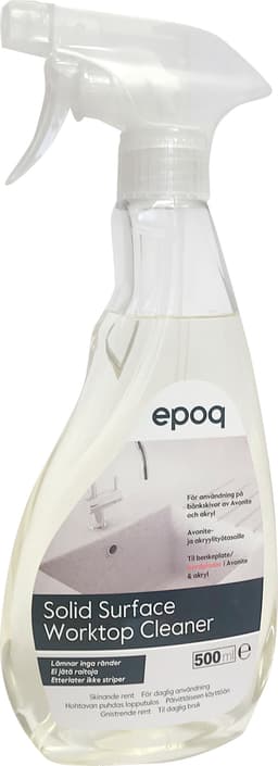 Epoq rensemiddel til benkeplater i akryl