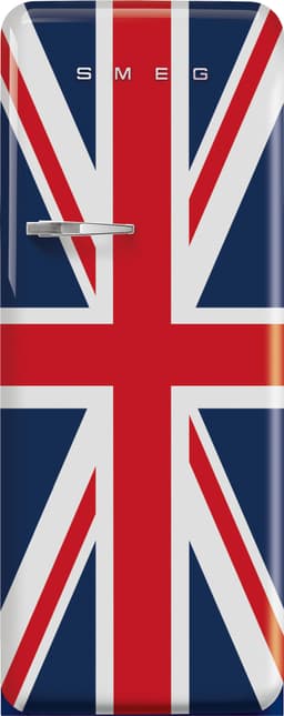 Smeg 50's style kjøleskap med fryser FAB28RDUJ3 (union jack)