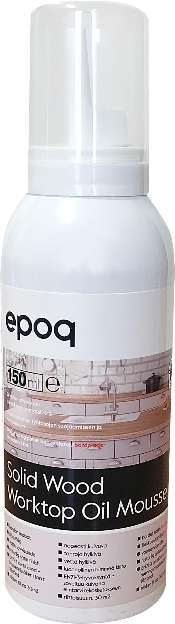 Epoq oljeskum för träbänk