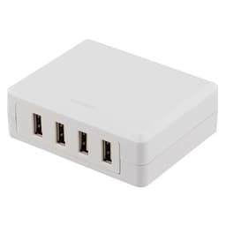 DELTACO Laddningstation, 4x USB 6,8A