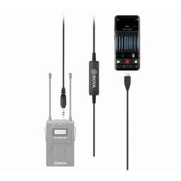 BOYA Adapteri 35C-USB C TRRS 3.5mm Hane-USB-C Android