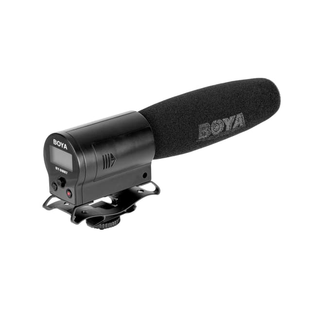 BOYA Mikrofon BY-DMR7 Kondensator Minne 3,5mm
