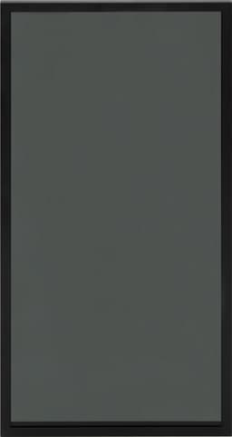 Epoq Vitrinedør 30x70 (sort aluminium)