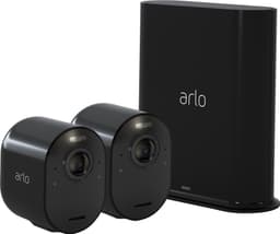 Arlo Ultra 4K trådløst sikkerhetssystem /sort (2-pakk)