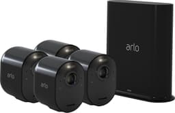 Arlo Ultra 4K trådløst sikkerhetssystem /sort (4-pakk)
