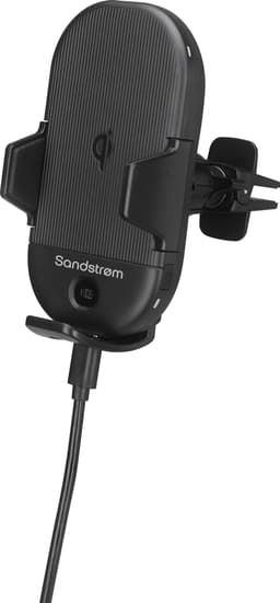 Sandstrøm Sensor trådlös billaddare 10W (svart)