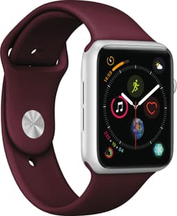 Puro Icon Apple Watch silikoninen urheiluranneke 42-44 mm (viin. pun.)