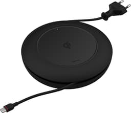 Unisynk 75W USB-C laddare bärbar dator+ 10W Qi trådlös laddningsplatta