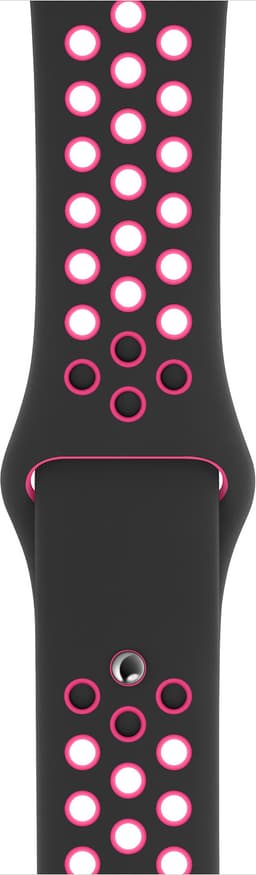 Apple 44 mm Nike urheiluranneke (musta/pinkki)