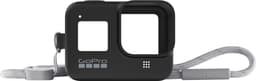GoPro silikondeksel + halssnor (sort)