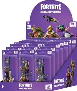 Fortnite 3D metal nøgleringe