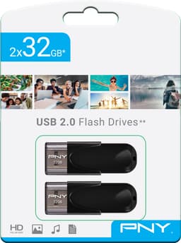 PNY Attache 4 USB 2.0 muistitikku 32 GB (2 kpl)