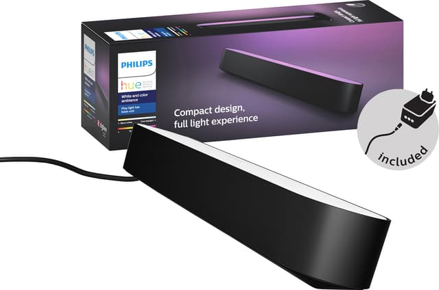 Philips Hue Play lysbar enkeltpakke (sort)