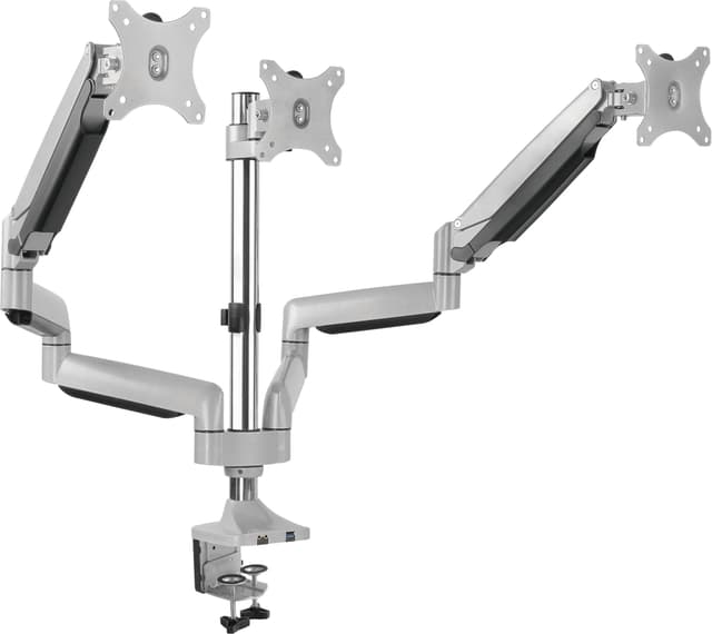 Essentials Premium Triple Monitor Gas Lift skärmfäste med arm