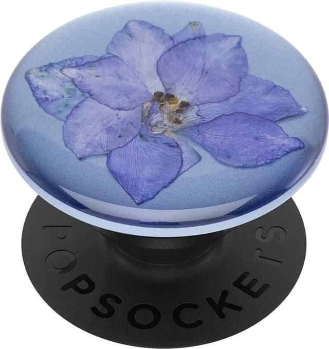 Popsockets grep til mobile enheter (pressed flower larkspur)