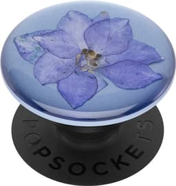 Popsockets mobilhållare (pressed flower larkspur)
