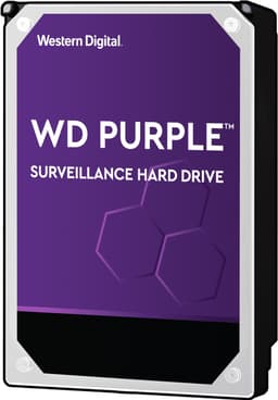 WD Purple Surveillance 3.5" intern hårddisk (4 TB)