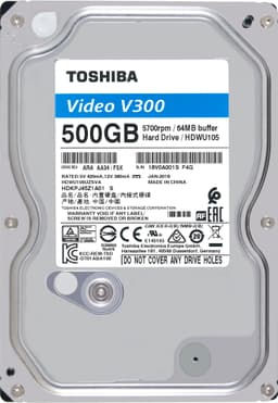 Toshiba V300 Streaming intern hårddisk (500 GB)