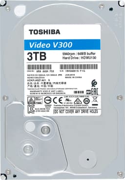 Toshiba V300 Streaming intern hårddisk (3 TB)