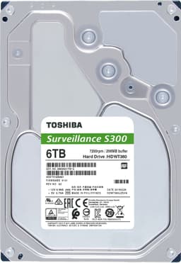 Toshiba S300 Surveillance intern harddisk (6 TB)