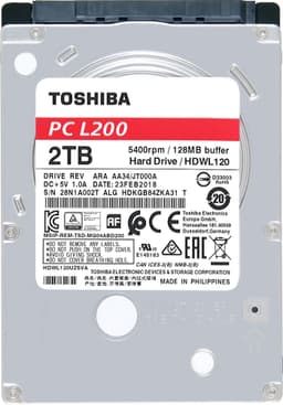 Toshiba L200 Laptop intern harddisk (2 TB)