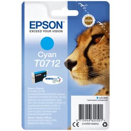 Epson blekkpatron DuraBrite Ultra T071 Cyan