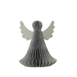 Broste copenhagen jul engel timian med sølvglitter h 12,5 cm