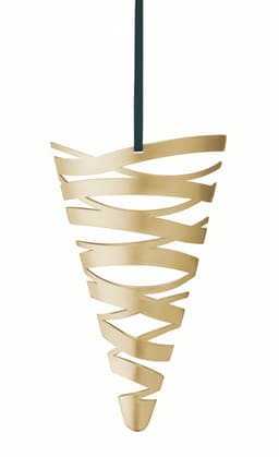 Stelton tangle kremmerhus stor messing b: 14,5 h: 22 cm