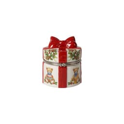 Villeroy & boch christmas toy's round gift box, red/multicoloured