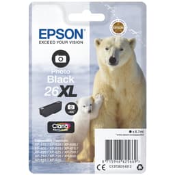 Epson foto blækpatron Claria Premium 26XL Sort