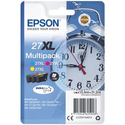 Epson blekkpatroner DuraBrite Ultra 27XL Cyan Magenta Gul